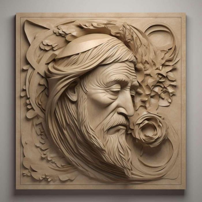 نموذج ثلاثي الأبعاد لآلة CNC 3D Art 